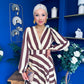Ciara Striped Detail Midi Dress Coco Yellow
