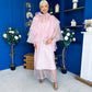 Zeena Layered Detail Occasion Pink