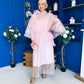 Zeena Layered Detail Occasion Pink