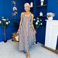 Bobi Striped Maxi Dress Dress Coco Blue