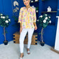 Pepa Detailed Blouse Floral Yellow