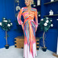 Catriona Plunge Neck Drape Detail Maxi Dress Blush