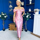 Henrietta Bandeau Occasion Dress Blush