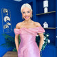 Henrietta Bandeau Occasion Dress Blush