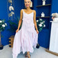 Peyton Floral Detail Occasion Dress Pink