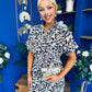 Trasa Belted Detail Jumpsuit Leopard