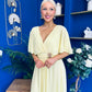 Nancy Cape Detailed Midi Dress Yellow