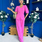 Clodagh Detailed Top And Trouser Set Pink
