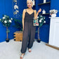 Alana Crochet Detail Strappy Jumpsuit Coco