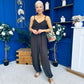 Alana Crochet Detail Strappy Jumpsuit Coco