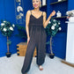Alana Crochet Detail Strappy Jumpsuit Coco