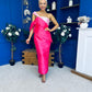 Francis Detailed Occasion Top & Skirt Set Pink