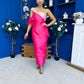 Francis Detailed Occasion Top & Skirt Set Pink