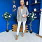 Jessie Double Breasted Check Blazer