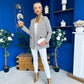 Jessie Double Breasted Check Blazer