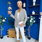 Jessie Double Breasted Check Blazer