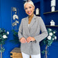 Jessie Double Breasted Check Blazer