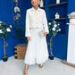 Melissa Detailed Tulle Skirt Cream