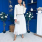Carol Detailed Tweed Jacket Cream