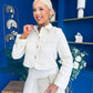 Carol Detailed Tweed Jacket Cream