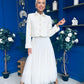Melissa Detailed Tulle Skirt Cream