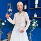 Dorothy Sequin Jacket Floral Pink & Cream