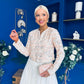 Dorothy Sequin Jacket Floral Pink & Cream