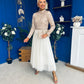 Stephanie Sequin Detailed Top Beige