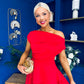 Pippa Double Frill Mini Dress Red