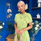 Meghan Bow Detail Midi Dress Green