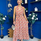 Pari Detailed Midi Dress Floral Multi