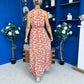 Pari Detailed Midi Dress Floral Multi
