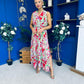 Philis Detailed Midi Dress Rose