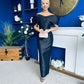 Elizabeth Bardot Occasion Dress Black