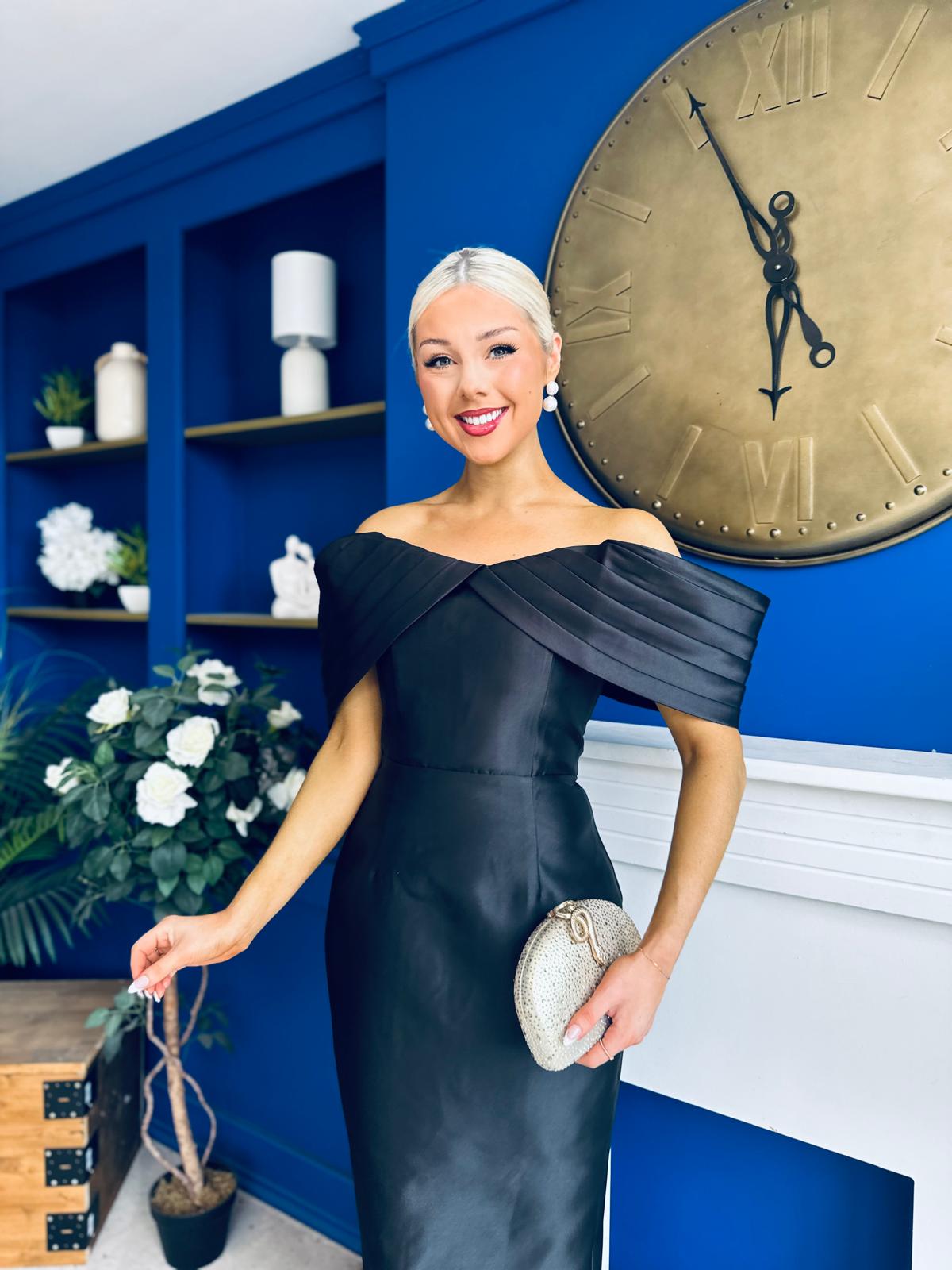Elizabeth Bardot Occasion Dress Black