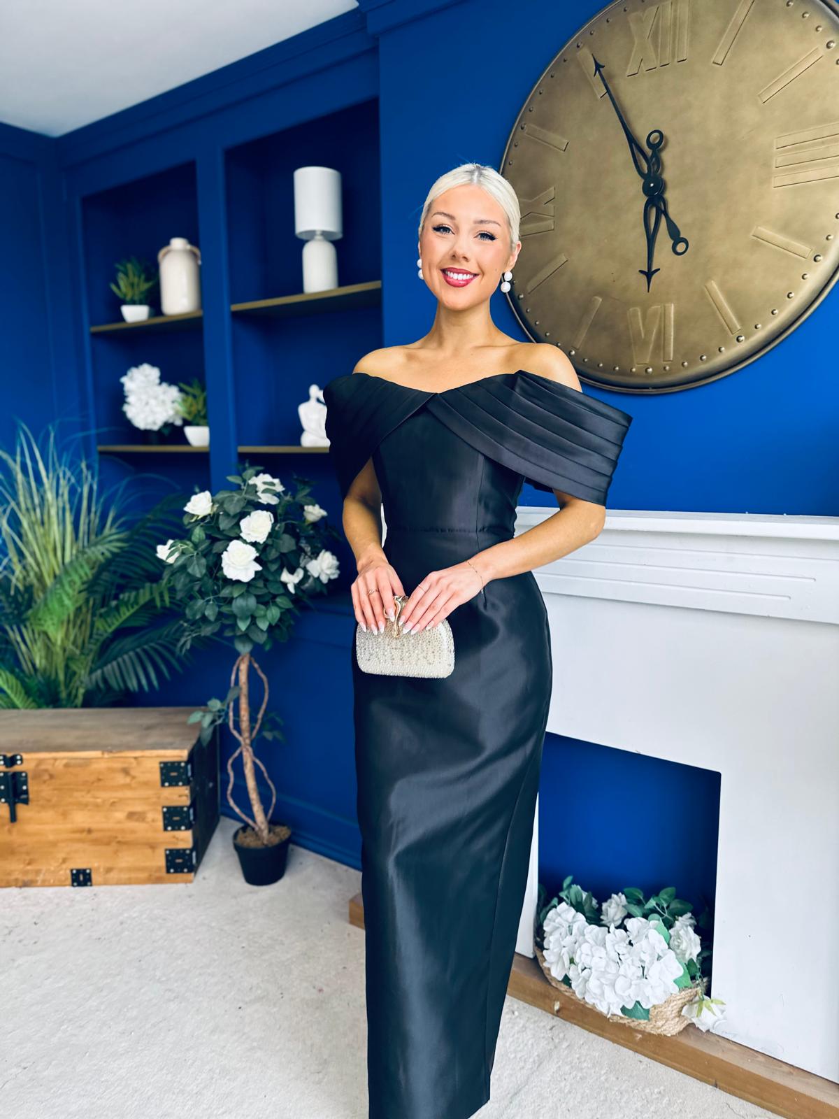 Elizabeth Bardot Occasion Dress Black