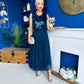 Andrea Sequin Cami Top Navy