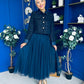 Melissa Detailed Tulle Skirt Navy