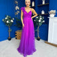 Darra Tulle Occasion Dress Orchid