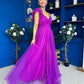 Darra Tulle Occasion Dress Orchid