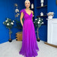 Darra Tulle Occasion Dress Orchid