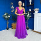 Darra Tulle Occasion Dress Orchid
