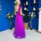 Darra Tulle Occasion Dress Orchid