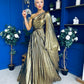 Ailbhe Cape Detail Occasion Dress Gold