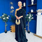Ailbhe Cape Detail Occasion Dress Black