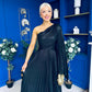 Ailbhe Cape Detail Occasion Dress Black