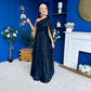 Ailbhe Cape Detail Occasion Dress Black