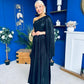 Ailbhe Cape Detail Occasion Dress Black