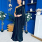 Ailbhe Cape Detail Occasion Dress Black