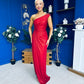 Sam One Shoulder Occasion Dress Rouge